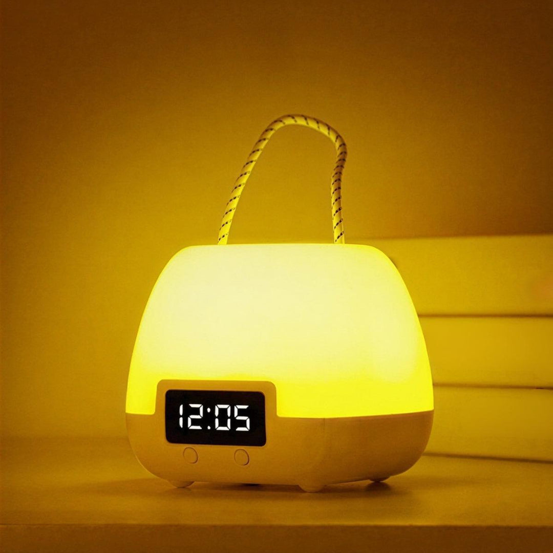 Portable Digital Sunrise Alarm Clock With Wake Up Light