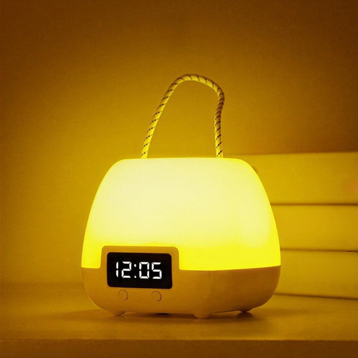Portable Digital Sunrise Alarm Clock With Wake Up Light