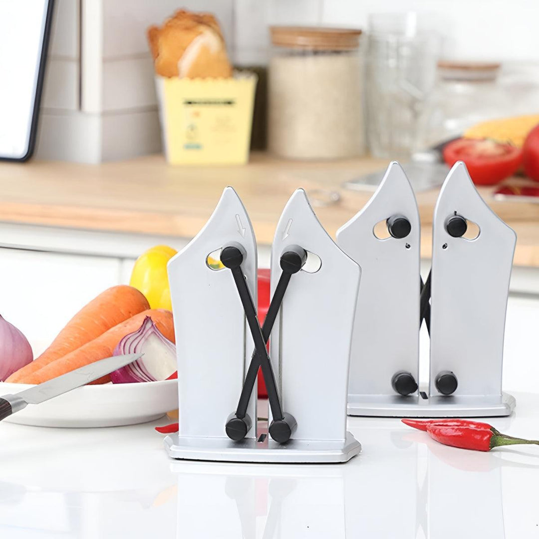 Professional Kitchen Knife Sharpener For Manual Sharpening With Spring Action