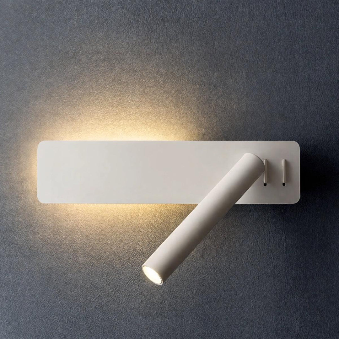 Reading Wall Light With Adjustable Integrated Focused Beam