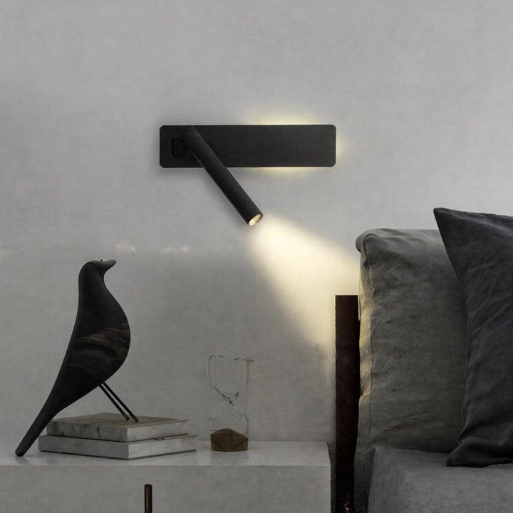 Reading Wall Light With Adjustable Integrated Focused Beam