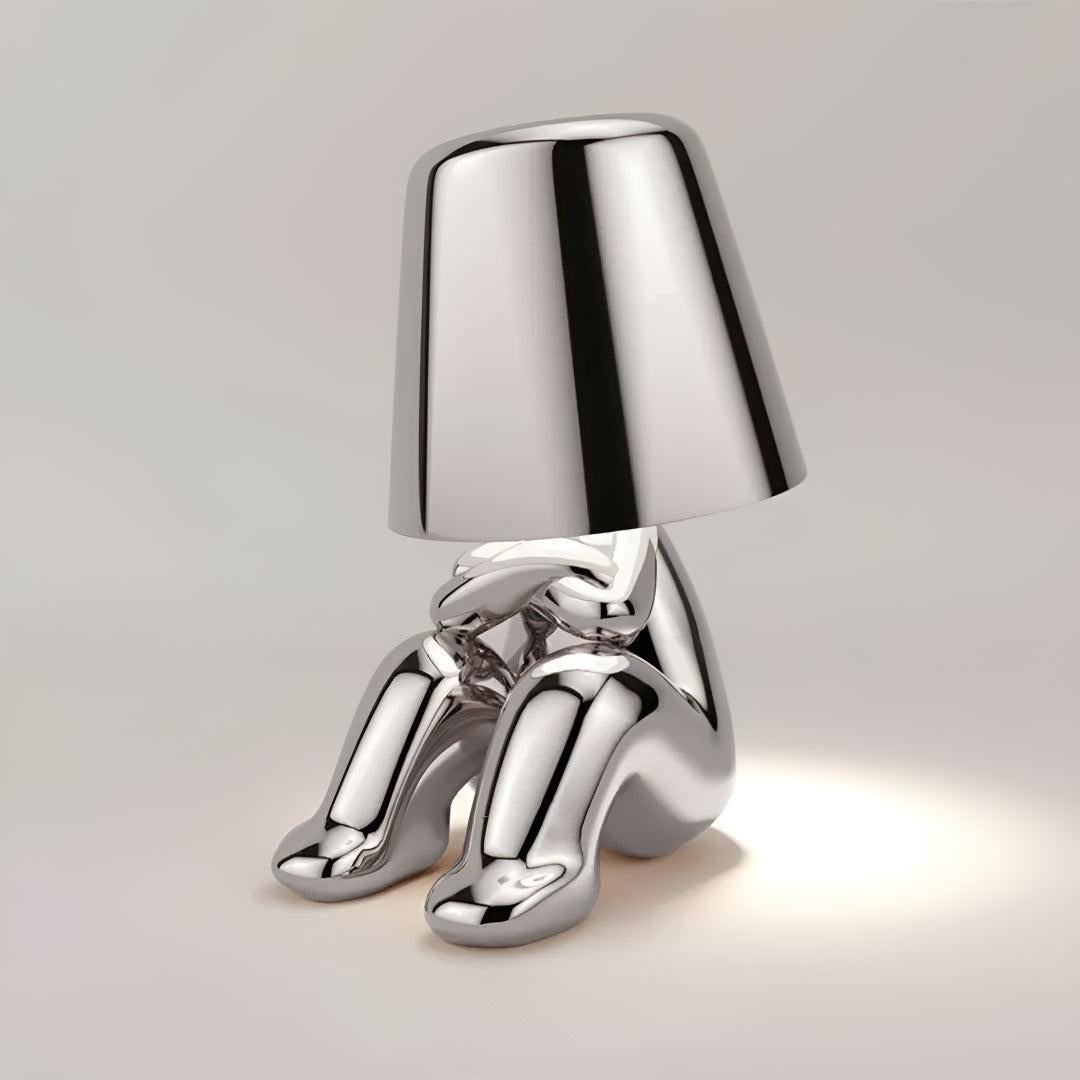 Rechargeable Cordless Person Table Lamp With Touch Dimming