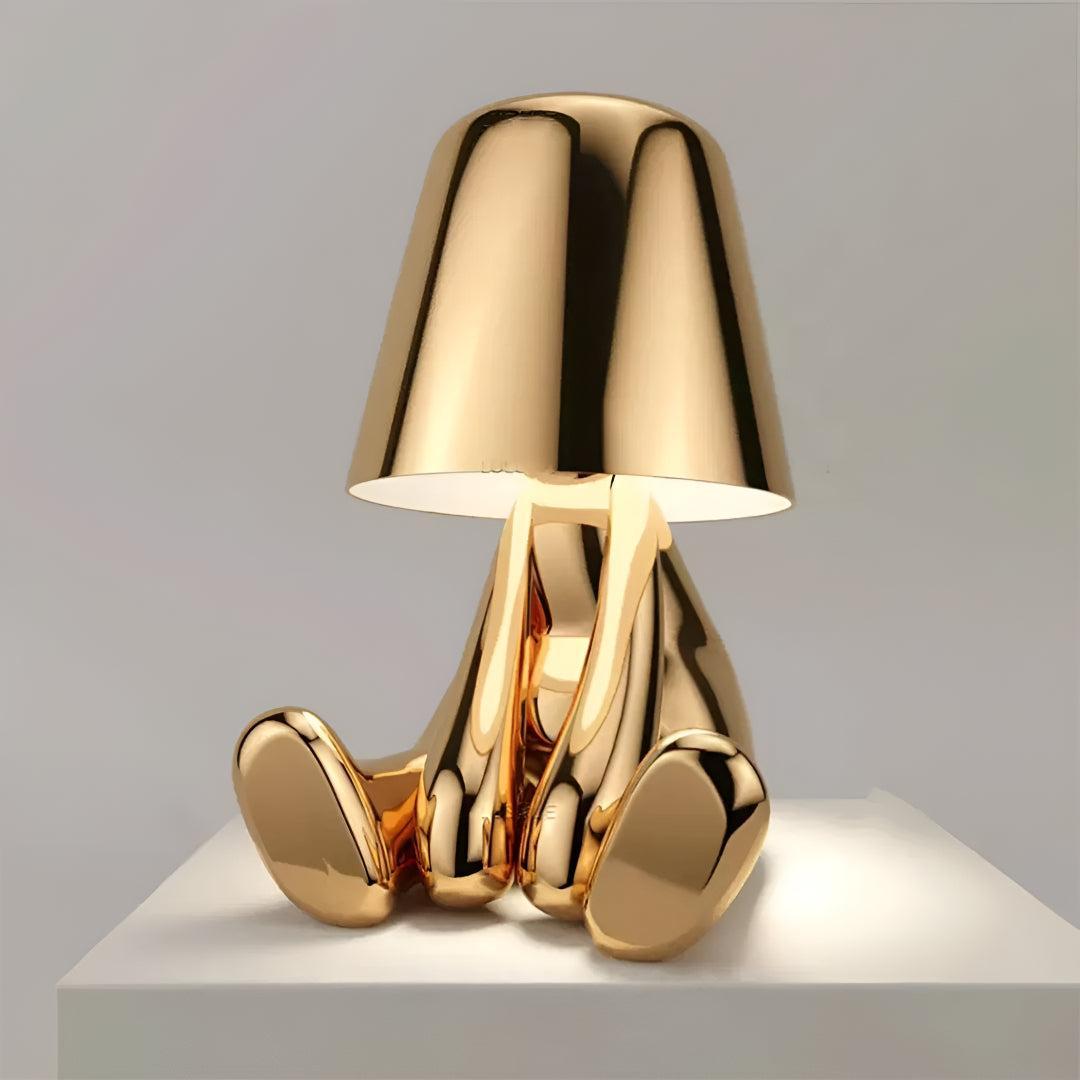 Rechargeable Cordless Person Table Lamp With Touch Dimming