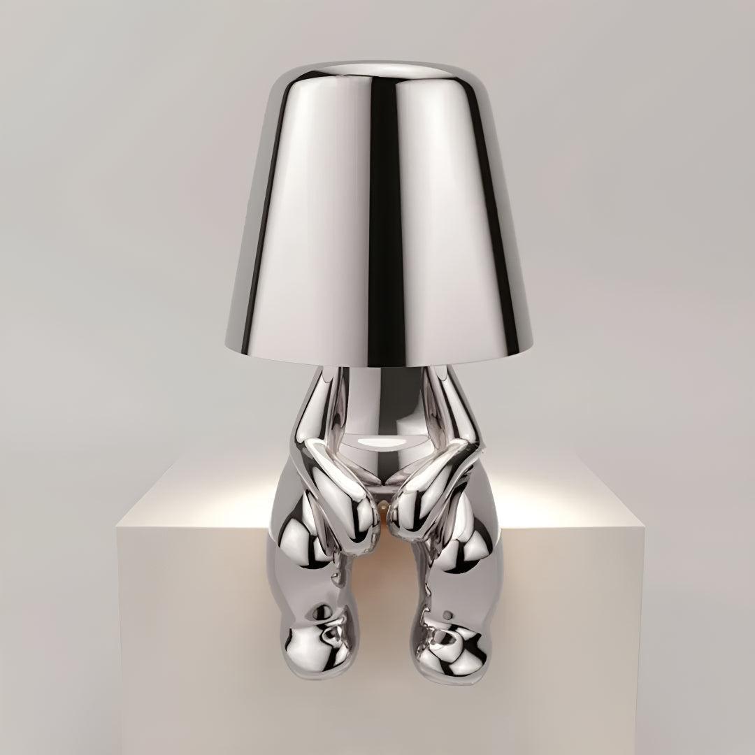 Rechargeable Cordless Person Table Lamp With Touch Dimming