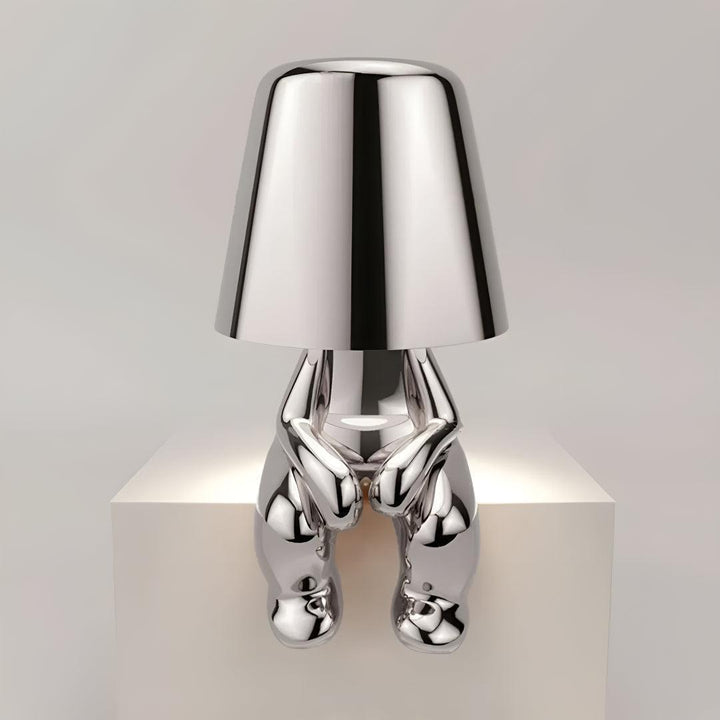 Rechargeable Cordless Person Table Lamp With Touch Dimming