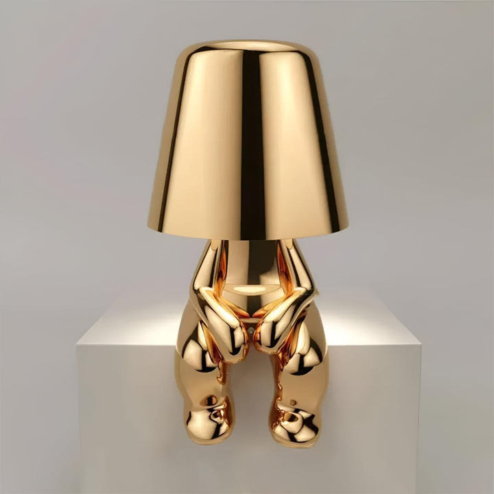 Rechargeable Cordless Person Table Lamp With Touch Dimming