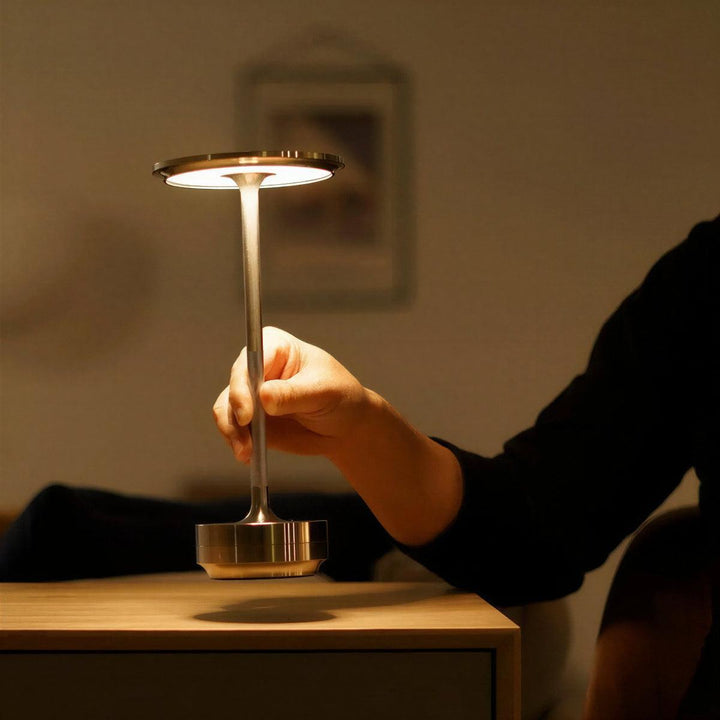 Rechargeable Cordless Table Lamp With Touch Dimming Function