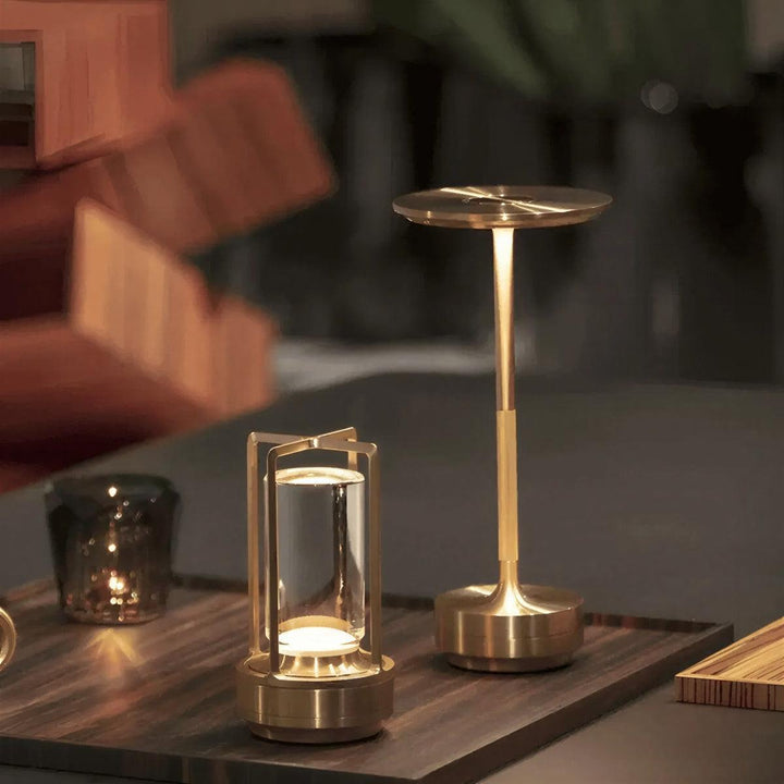 Rechargeable Cordless Table Lamp With Touch Dimming Function
