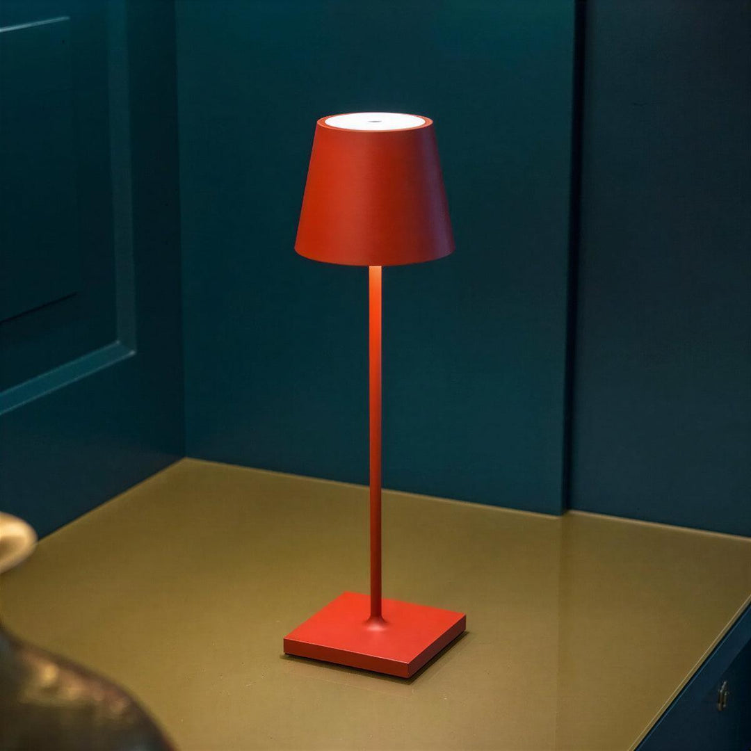 Rechargeable Table Lamp With Touch Control For Ambient Settings