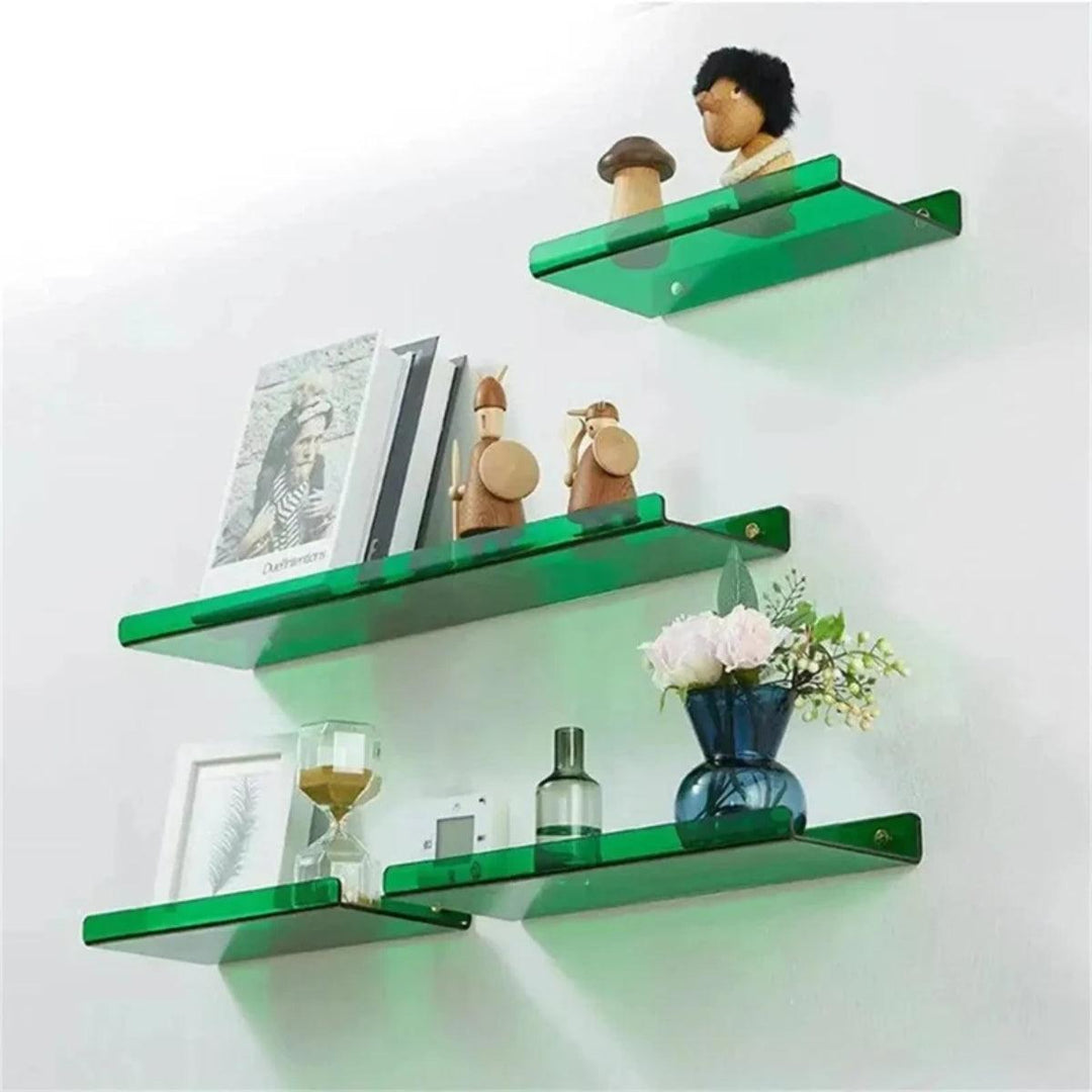 Retro Acrylic Floating Wall Shelf