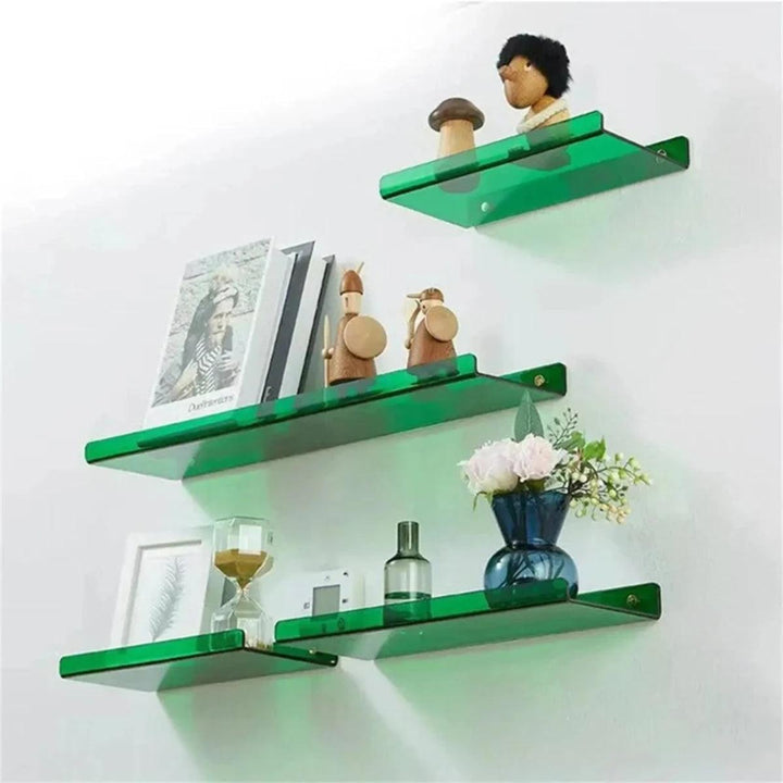 Retro Acrylic Floating Wall Shelf