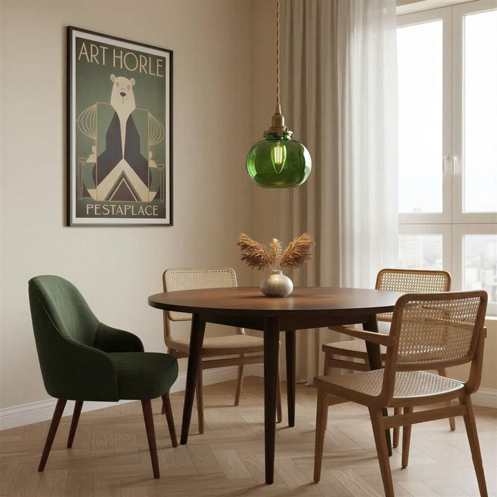 Retro Glass Pendant Lighting For Kitchen Islands And Bedrooms