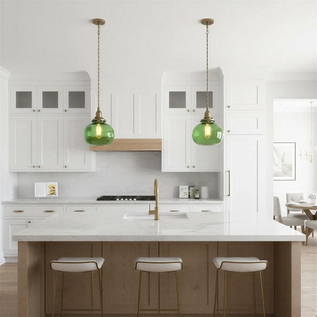 Retro Glass Pendant Lighting For Kitchen Islands And Bedrooms