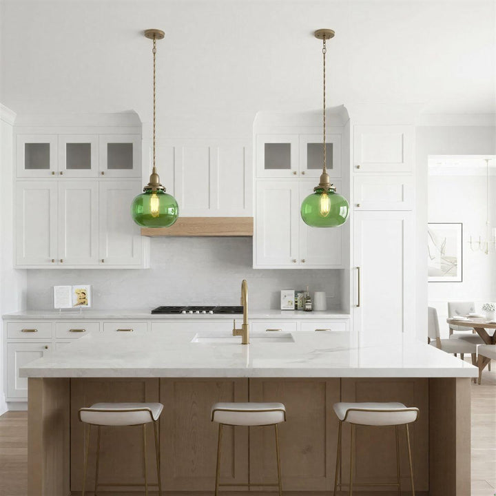 Retro Glass Pendant Lighting For Kitchen Islands And Bedrooms