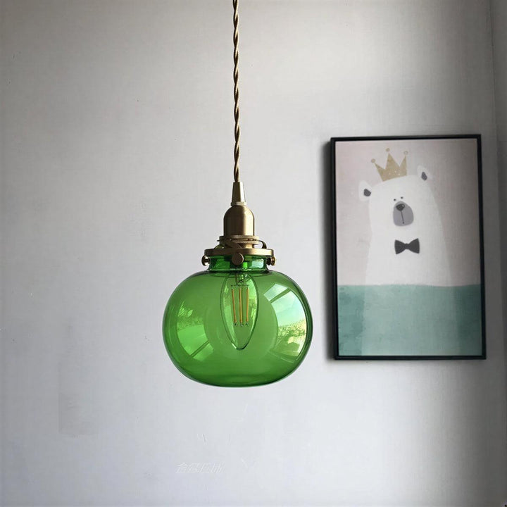 Retro Glass Pendant Lighting For Kitchen Islands And Bedrooms