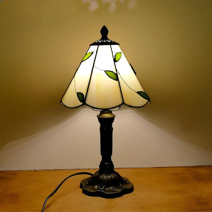 Retro Stained Tiffany Glass Table Lamp