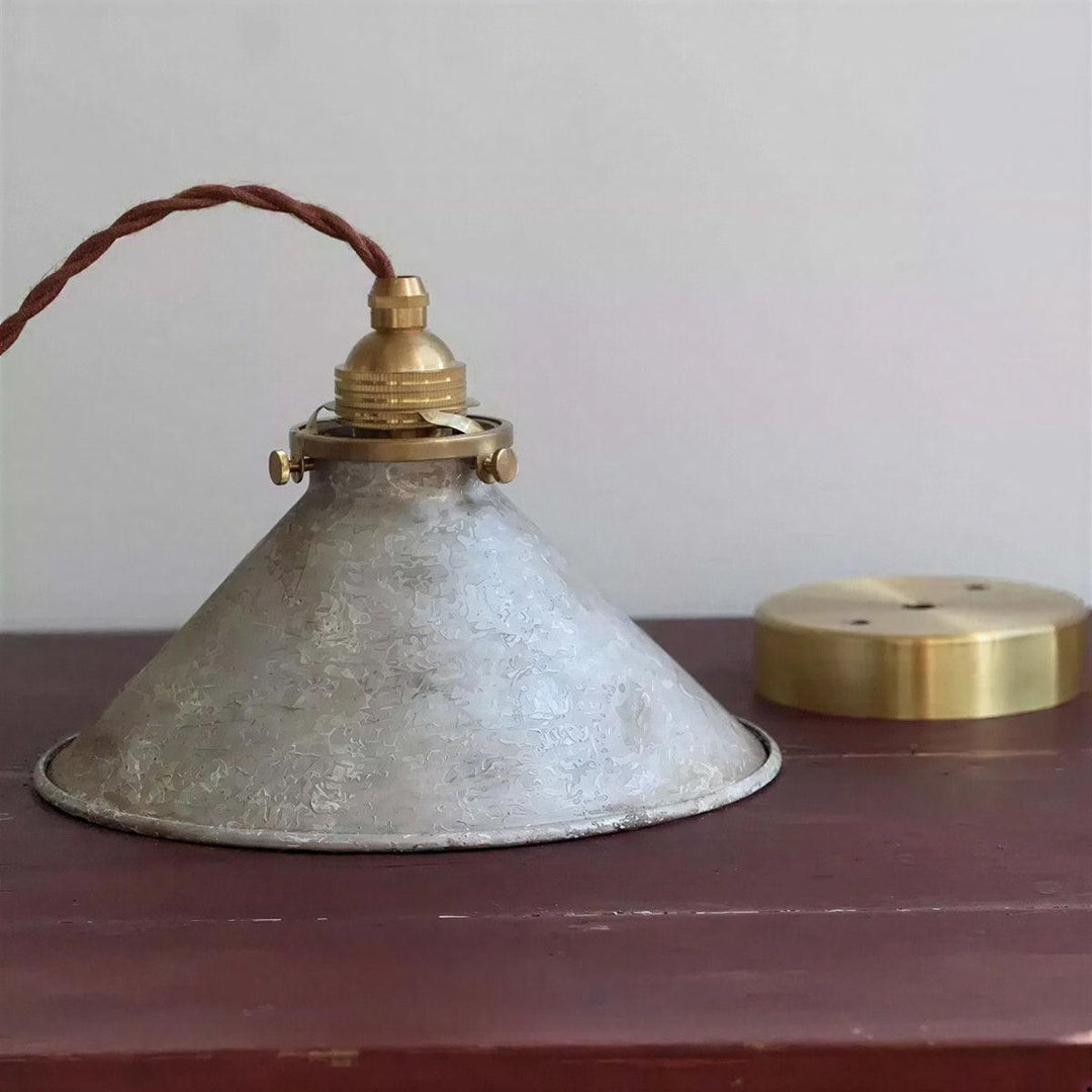 Rustic Cone Industrial Hanging Pendant Light