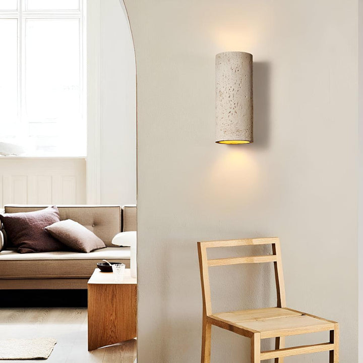 Rustic Metal Wall Light With Dual Up Down Glow