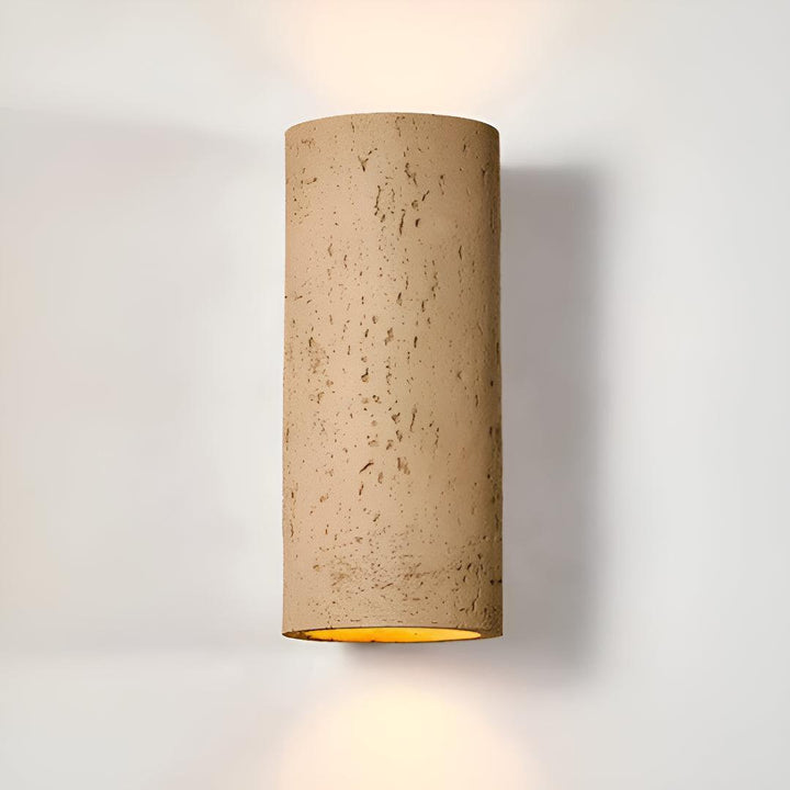 Rustic Metal Wall Light With Dual Up Down Glow