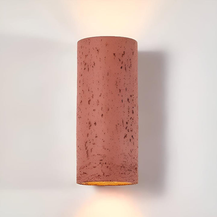 Rustic Metal Wall Light With Dual Up Down Glow