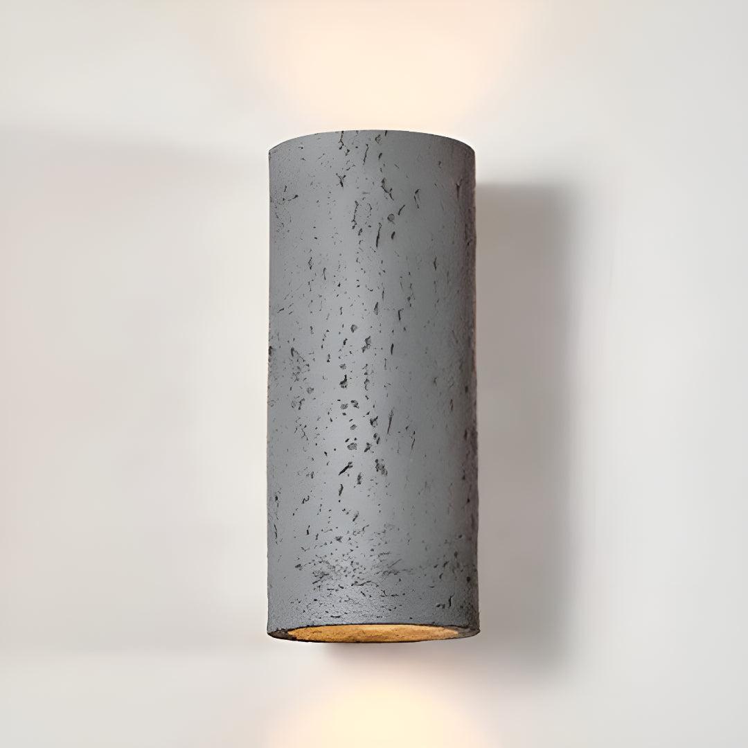 Rustic Metal Wall Light With Dual Up Down Glow