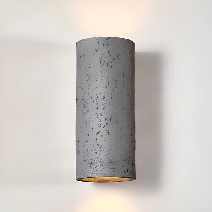 Rustic Metal Wall Light With Dual Up Down Glow