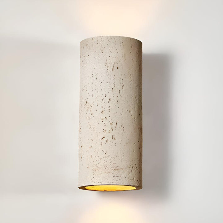 Rustic Metal Wall Light With Dual Up Down Glow