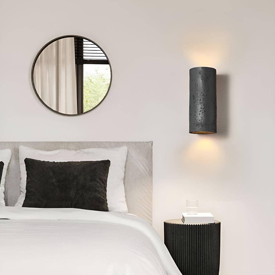 Rustic Metal Wall Light With Dual Up Down Glow