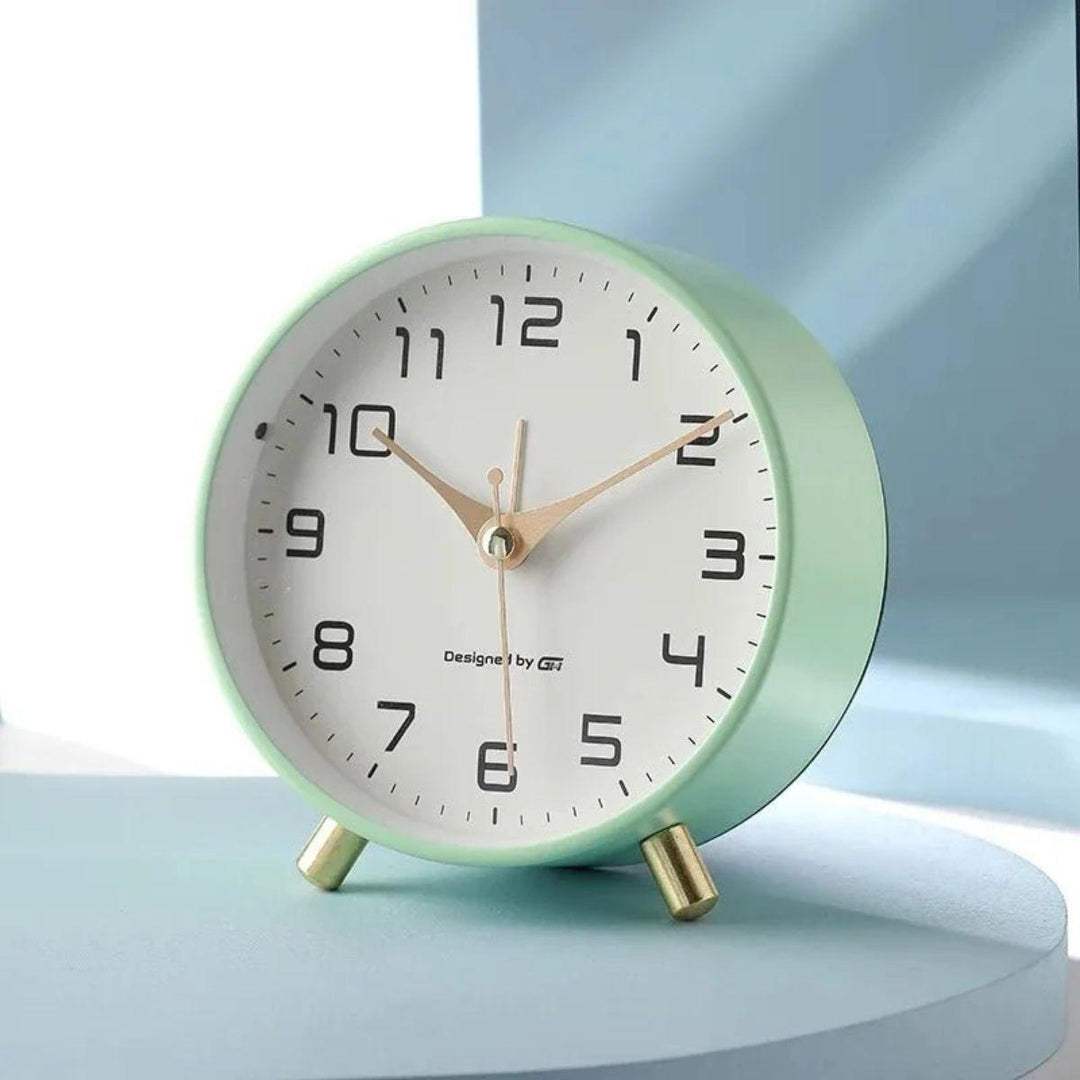 Scandinavian Minimalist Silent Table Clock