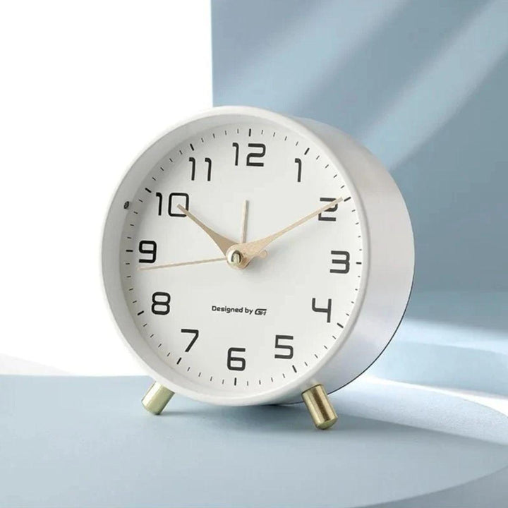 Scandinavian Minimalist Silent Table Clock