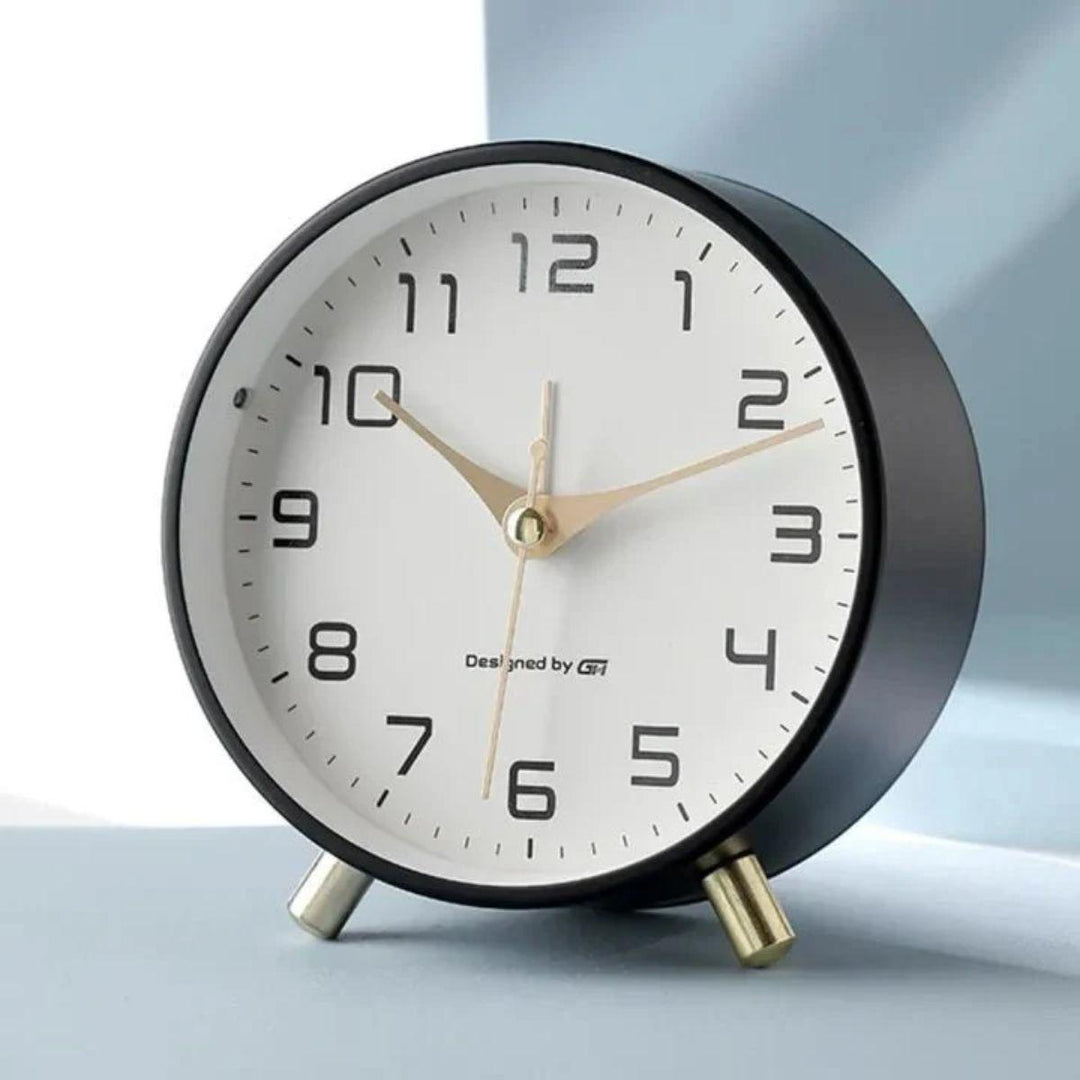 Scandinavian Minimalist Silent Table Clock