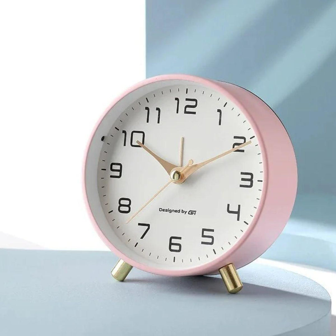 Scandinavian Minimalist Silent Table Clock