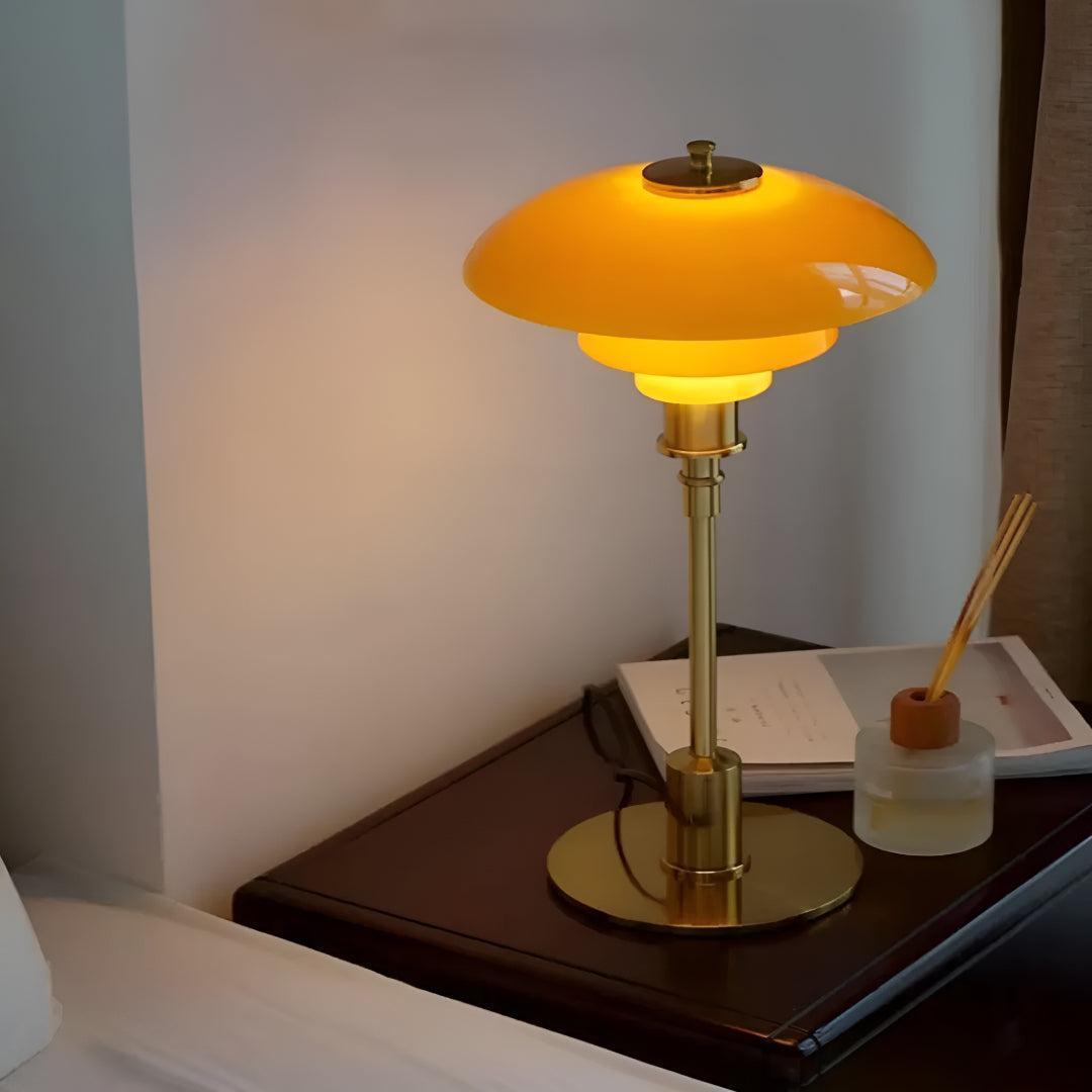 Scandinavian Mushroom Desk Table Lamp With Dimmer