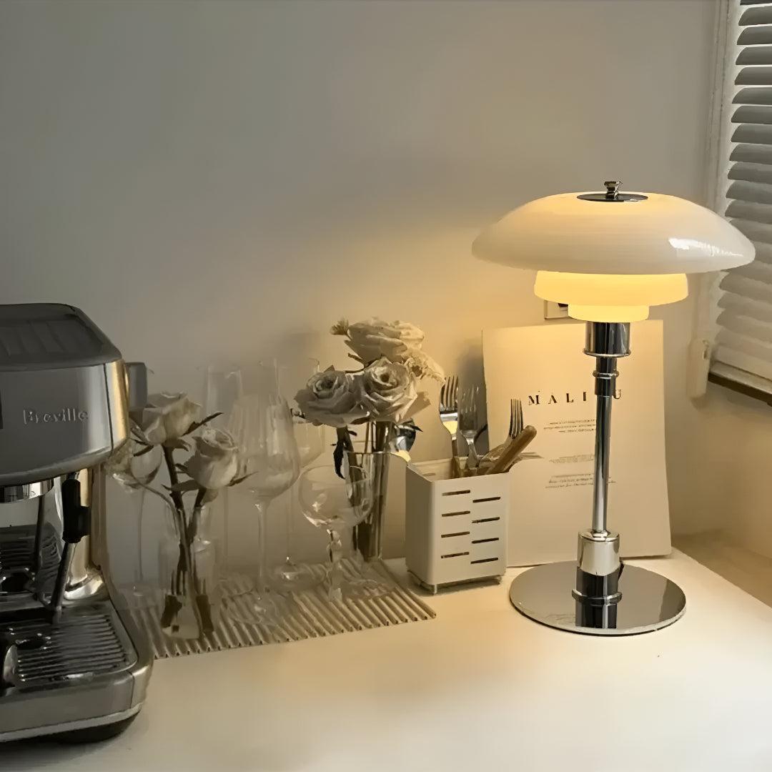 Scandinavian Mushroom Desk Table Lamp With Warm Glow