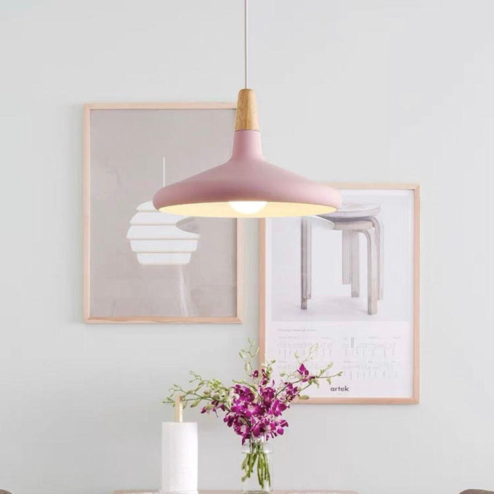 Scandinavian Nordic Wooden Pendant Light
