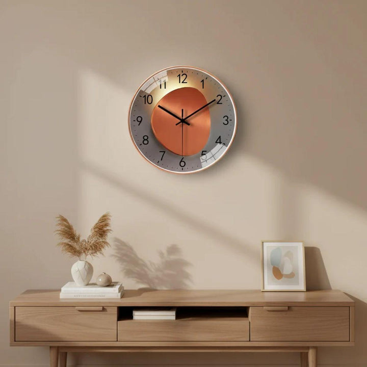 Silent Modern Wall Clock With Luminous Face