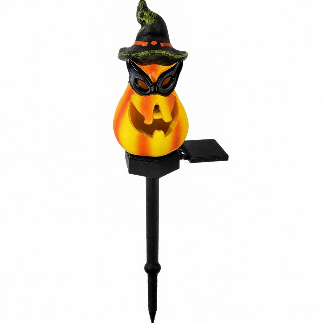 Solar Footpath Light With Halloween Pumpkin Design