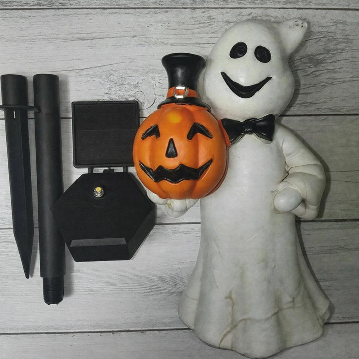 Solar Footpath Light With Halloween Pumpkin Design