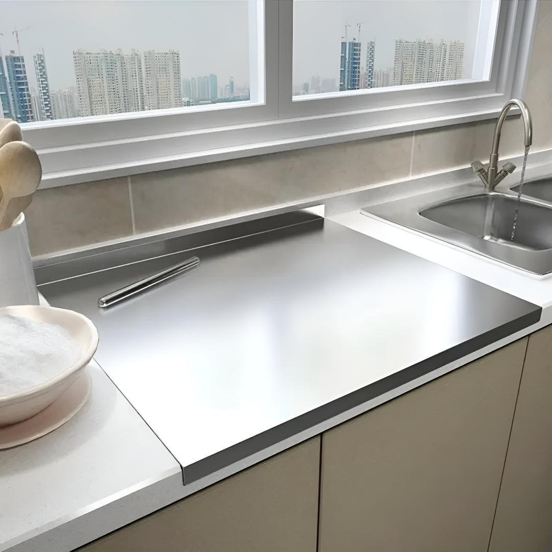 Stainless Steel Chopping Board With Spill Guard