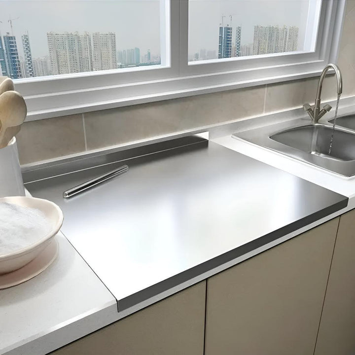 Stainless Steel Chopping Board With Spill Guard