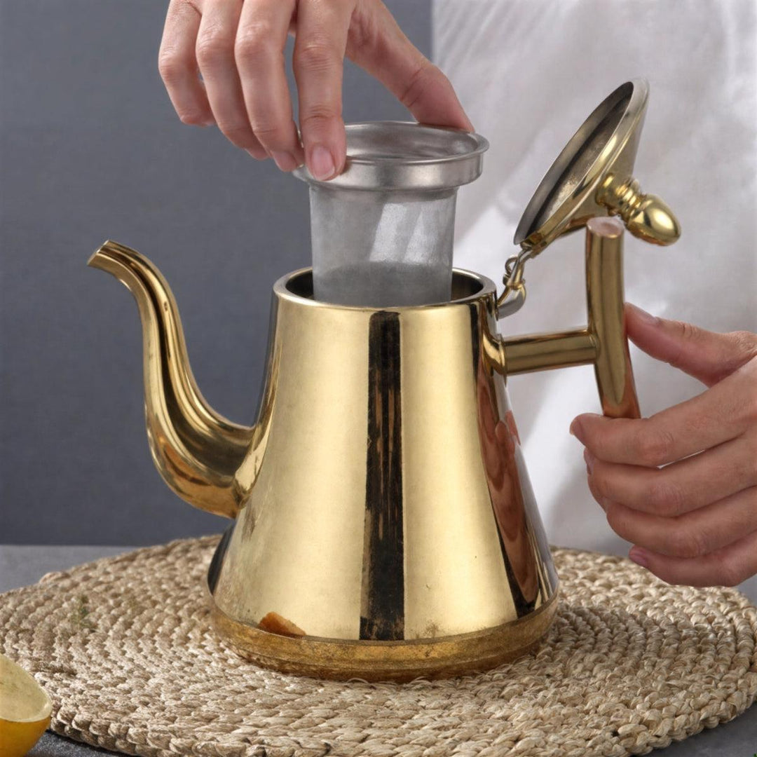 Stovetop Tea Kettle For Induction Stove With Integrated Filter
