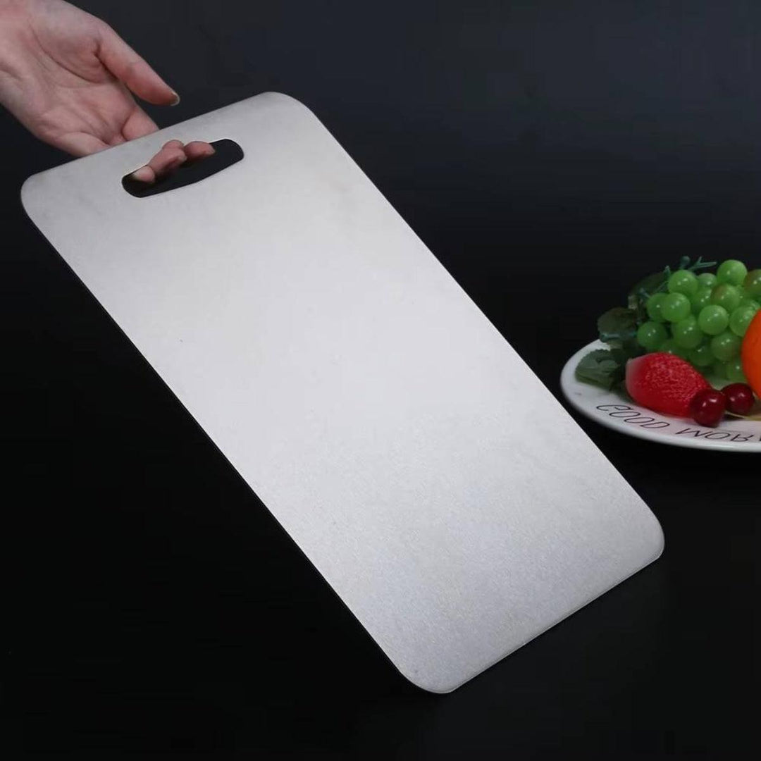 Titanium Chopping Board With Double Sided Dishwasher Safe Preparation Surface
