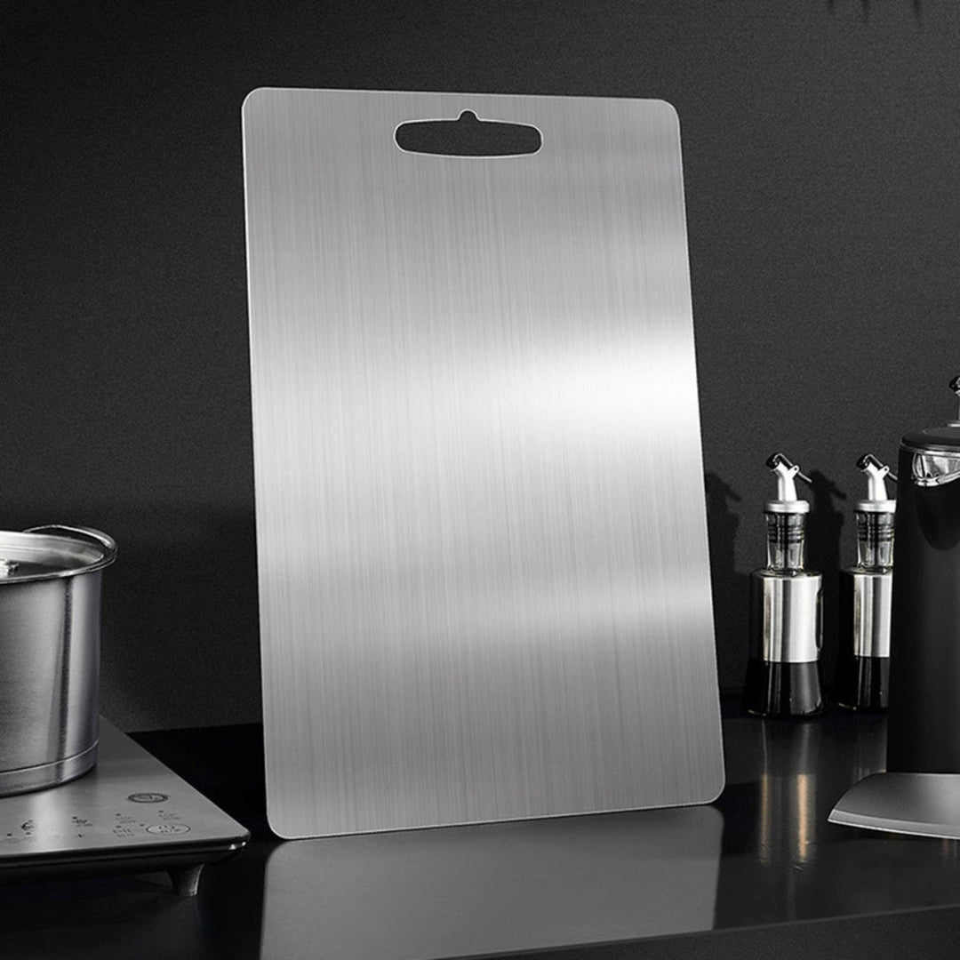 Titanium Chopping Board With Double Sided Dishwasher Safe Preparation Surface
