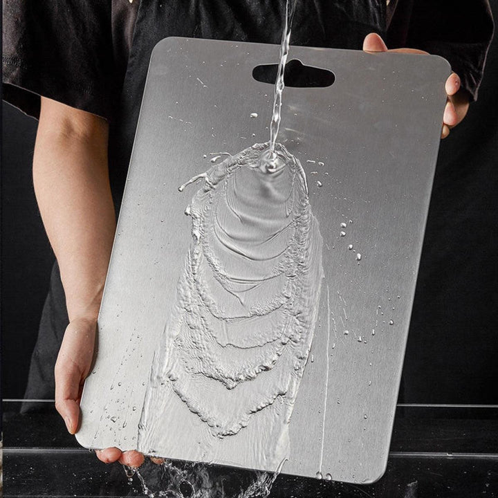 Titanium Chopping Board With Double Sided Dishwasher Safe Preparation Surface