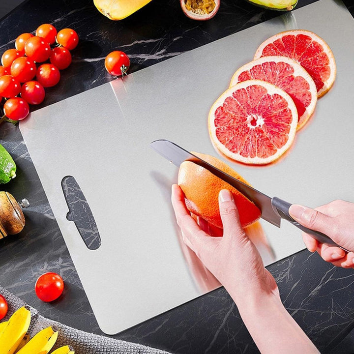 Titanium Chopping Board With Double Sided Dishwasher Safe Preparation Surface