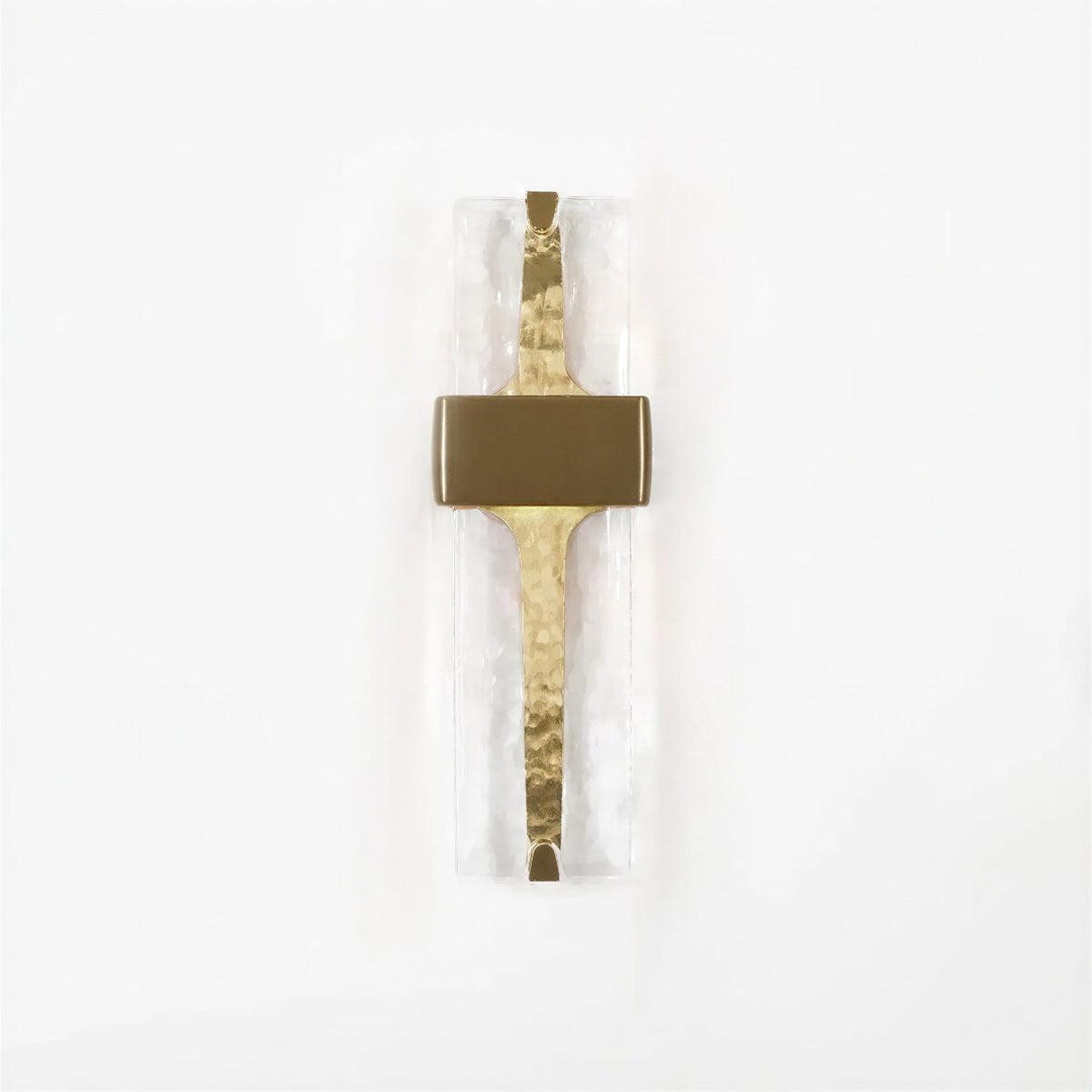 Torch Styled Wall Light with Frosted Glass Shade