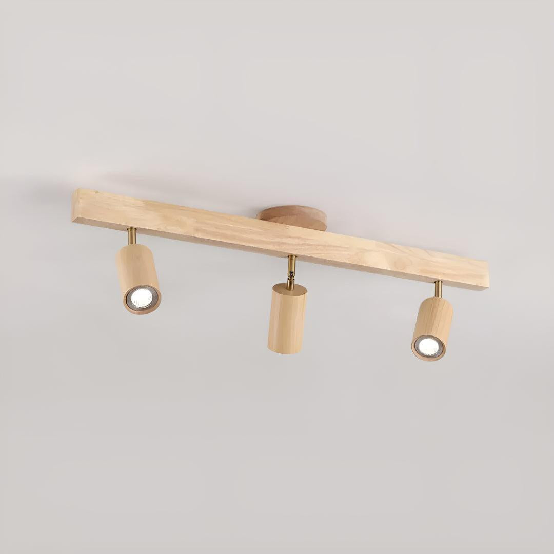 Track Ceiling Light With Adjustable Rotatable Spotlight Heads