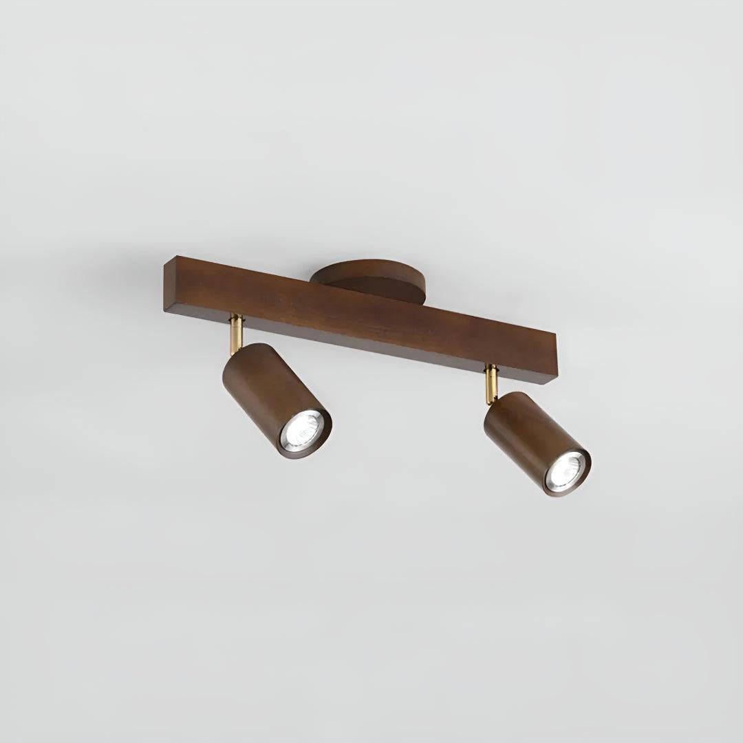 Track Ceiling Light With Adjustable Rotatable Spotlight Heads