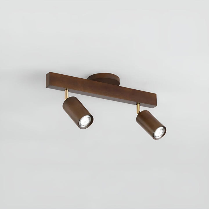 Track Ceiling Light With Adjustable Rotatable Spotlight Heads