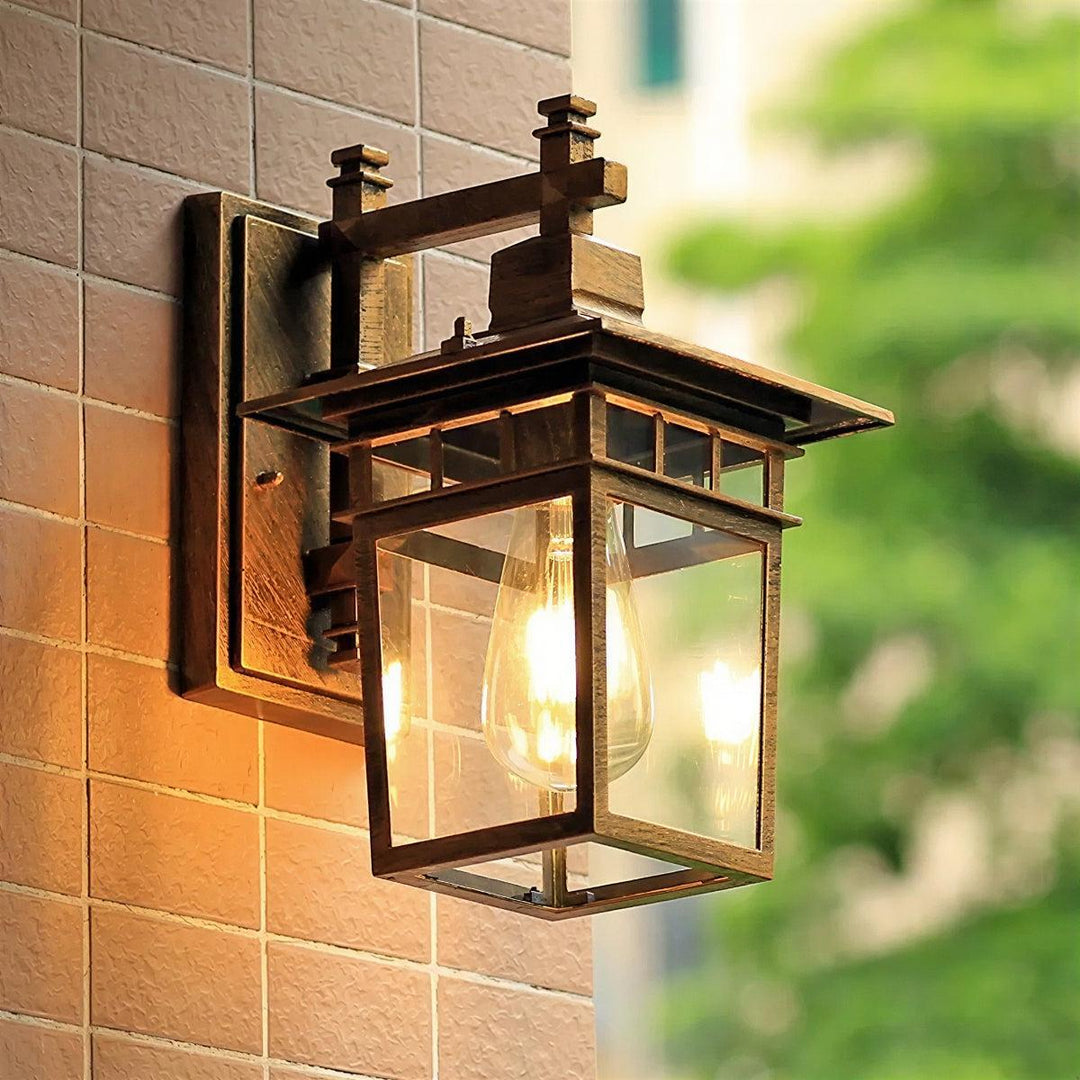 Traditional Outdoor Wall Light Lantern For Porch And House